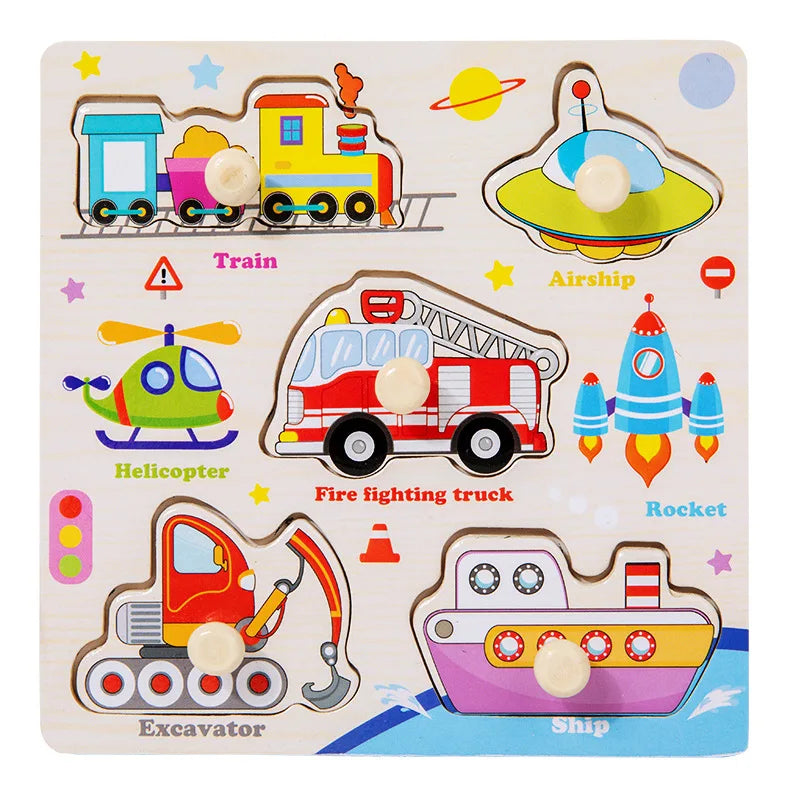 Rompecabezas de madera Montessori para bebés de 1, 2 y 3 años, juguetes para niños pequeños, tablero de agarre manual, alfabeto, números, cognición, aprendizaje, juguetes educativos