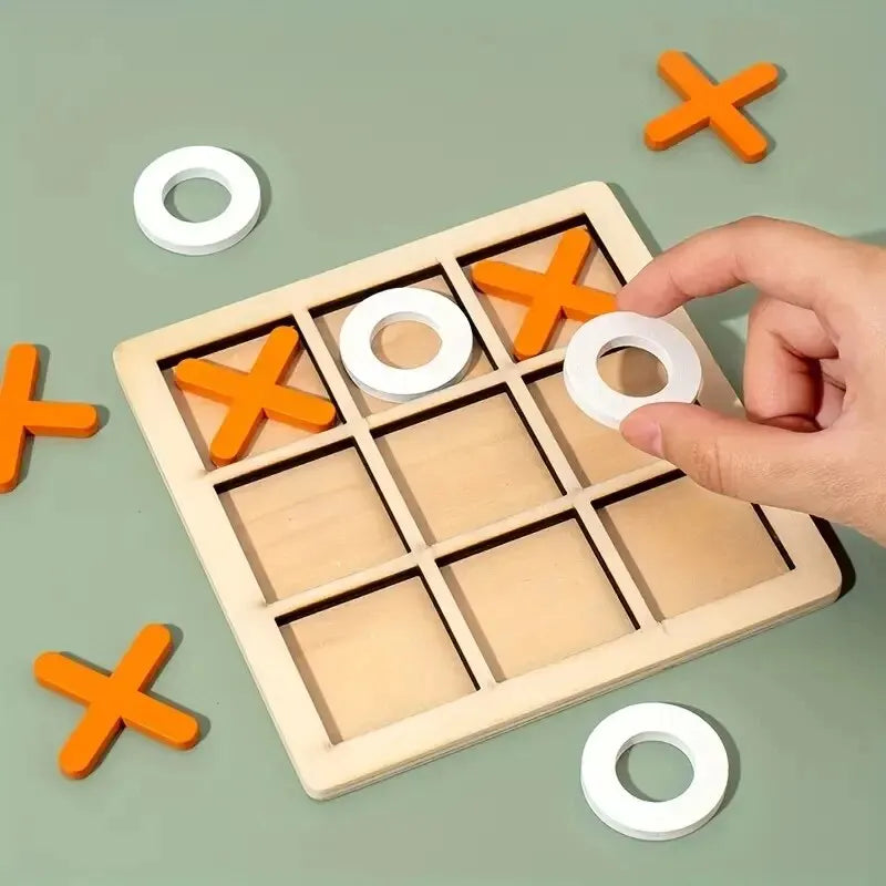 Juego Montessori de madera, mini ajedrez, rompecabezas interactivo, entrenamiento cerebral, juguetes educativos tempranos para niños.