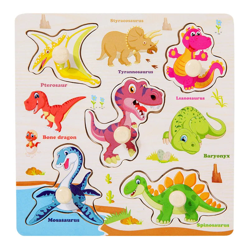 Rompecabezas de madera Montessori para bebés de 1, 2 y 3 años, juguetes para niños pequeños, tablero de agarre manual, alfabeto, números, cognición, aprendizaje, juguetes educativos