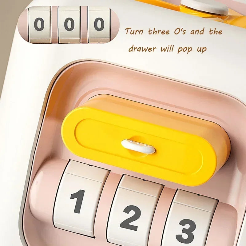 Juguetes educativos Montessori 6 en 1, tablero sensorial para practicar habilidades para bebés, cubo con cajón, juguetes educativos para niñas y niños.